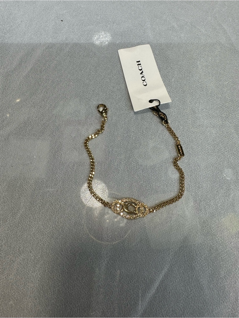 Coach C Logo' Station Bracelet. New